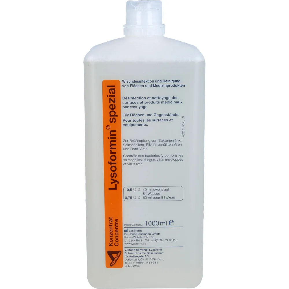 Lysoformin spezial Konzentrat 1000 ml