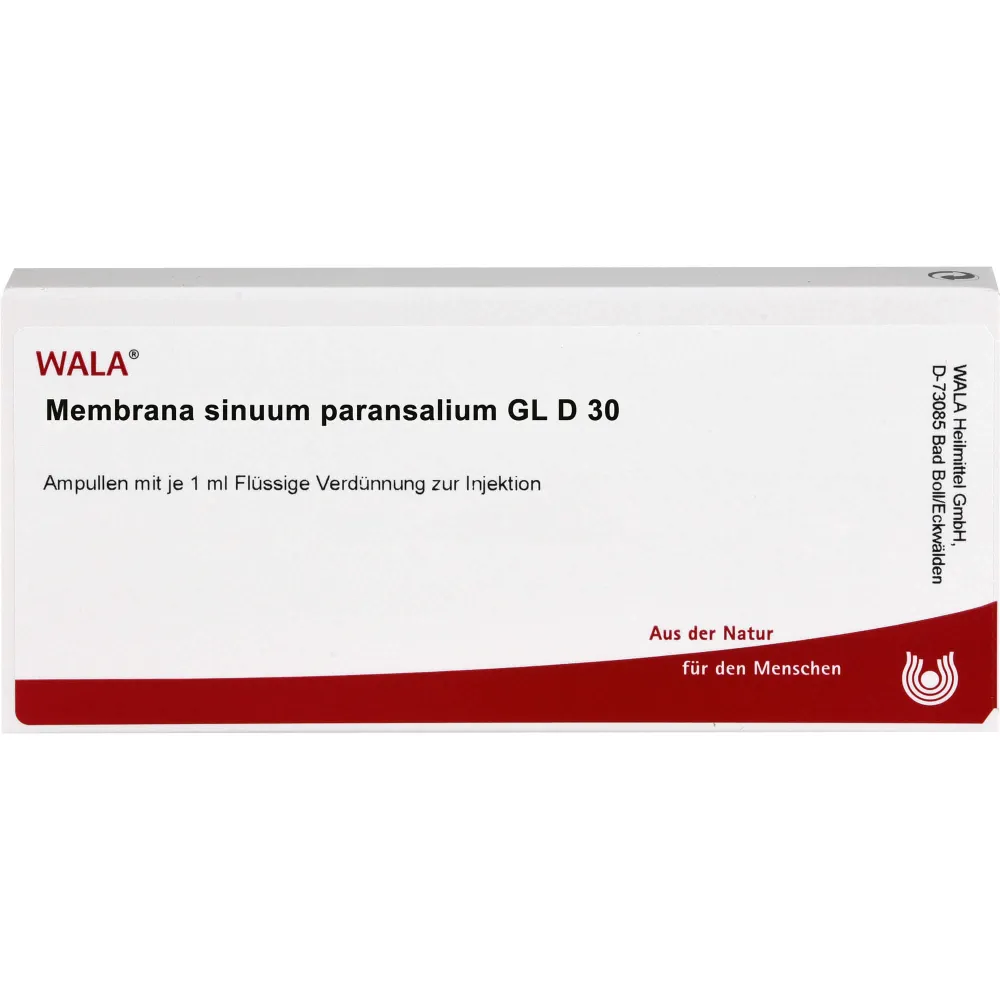 Membrana sinuum paransalium Gl D 30 Ampullen 10 ml