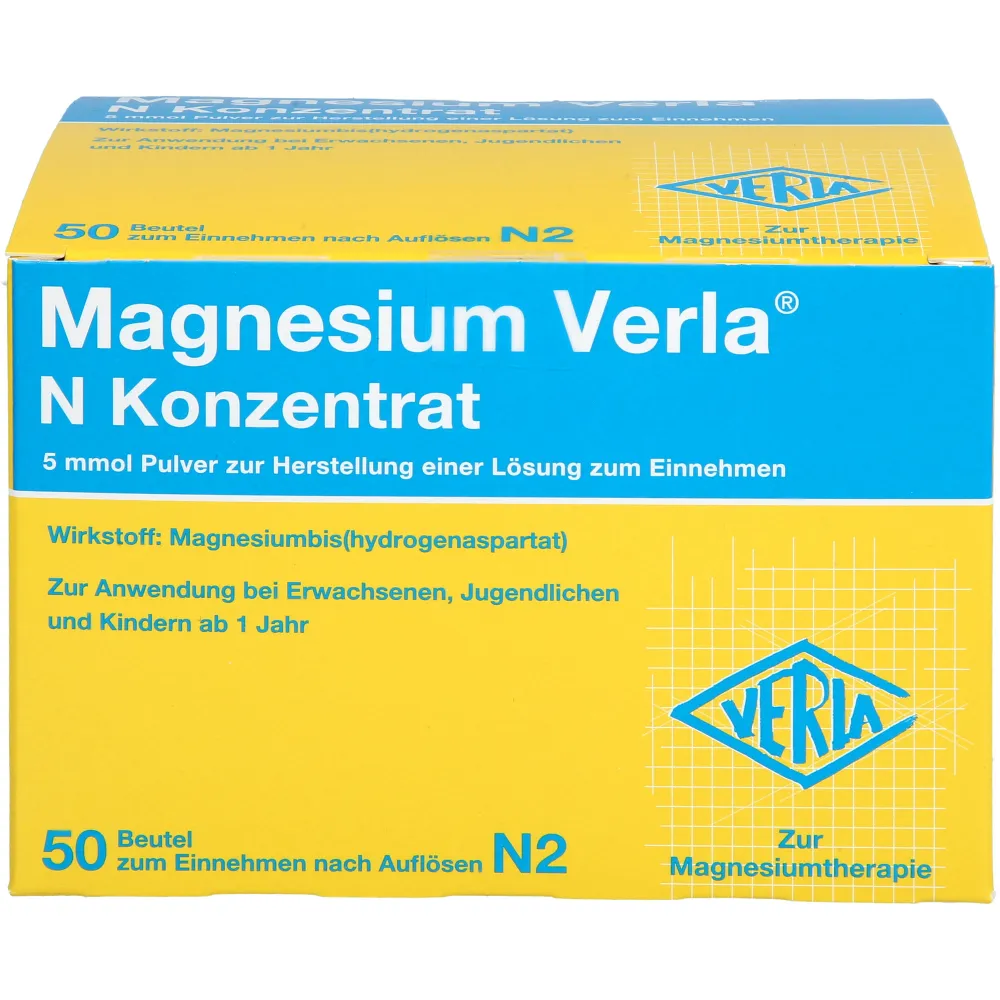 Magnesium Verla N Konzentrat Plv.z.H.e.L.z.Einn. 50 St