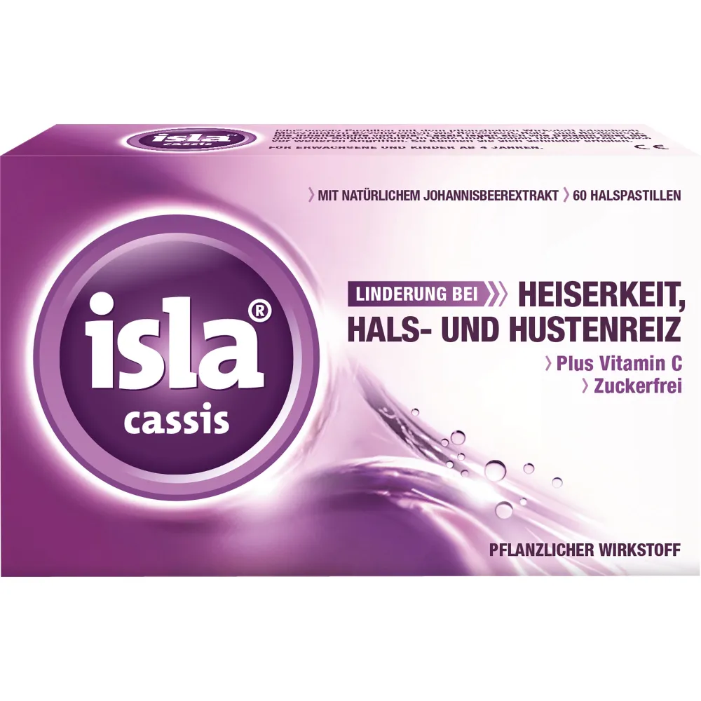 Isla Cassis Pastillen 60 St
