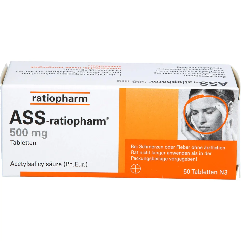 Ass-ratiopharm 500 mg Tabletten 50 St