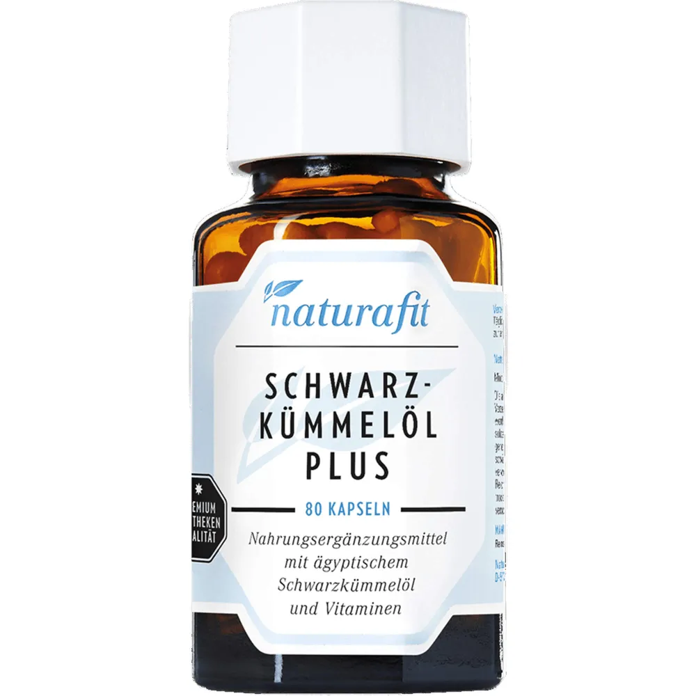 Naturafit Schwarzkümmel Öl Plus Kapseln 80 St