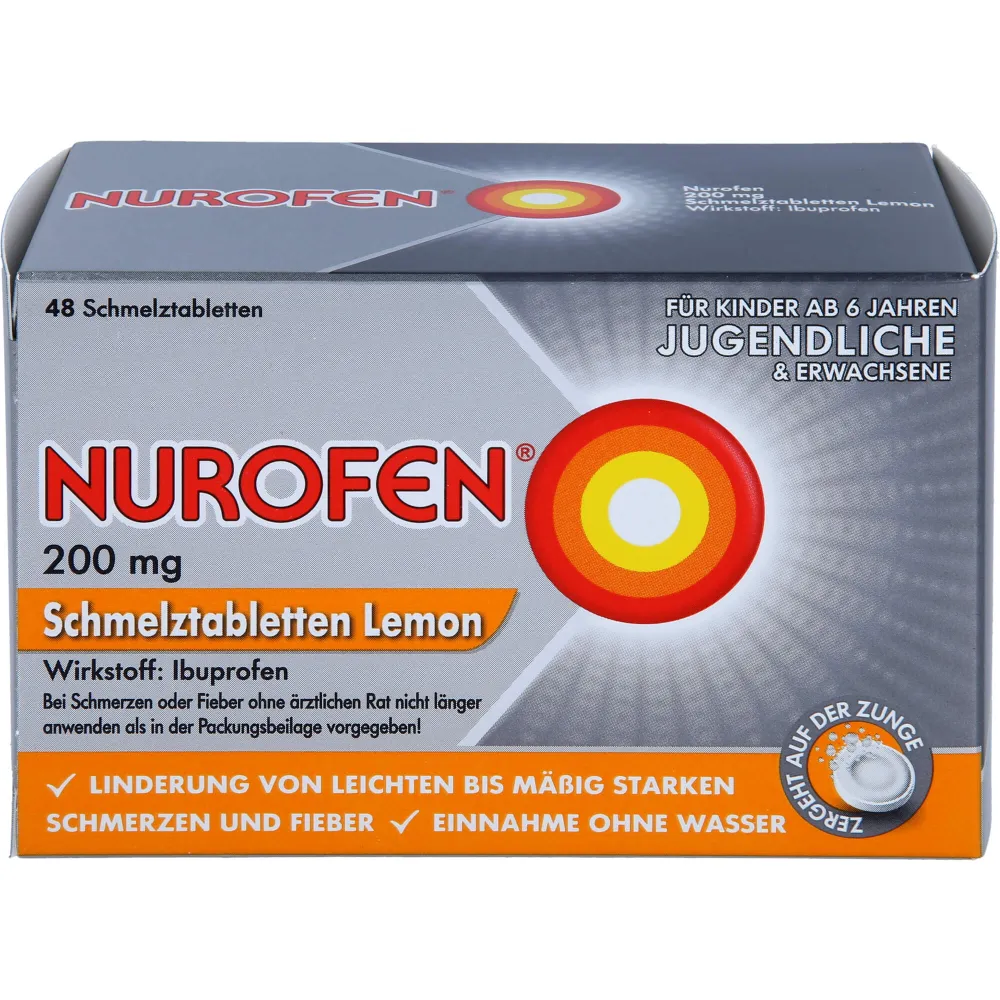 Nurofen 200 mg Schmelztabletten Lemon 48 St