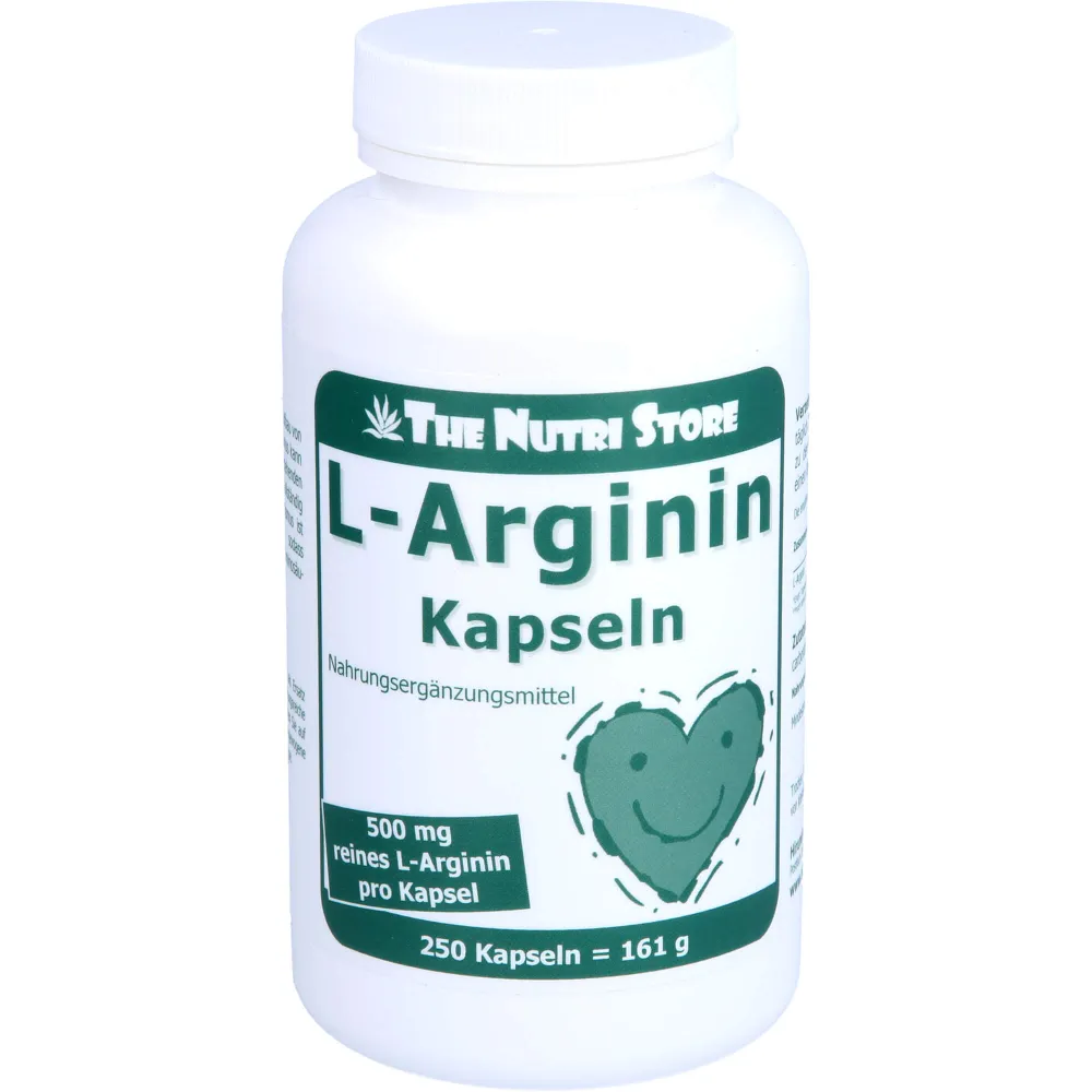 L-Arginin 500 mg Kapseln 250 St