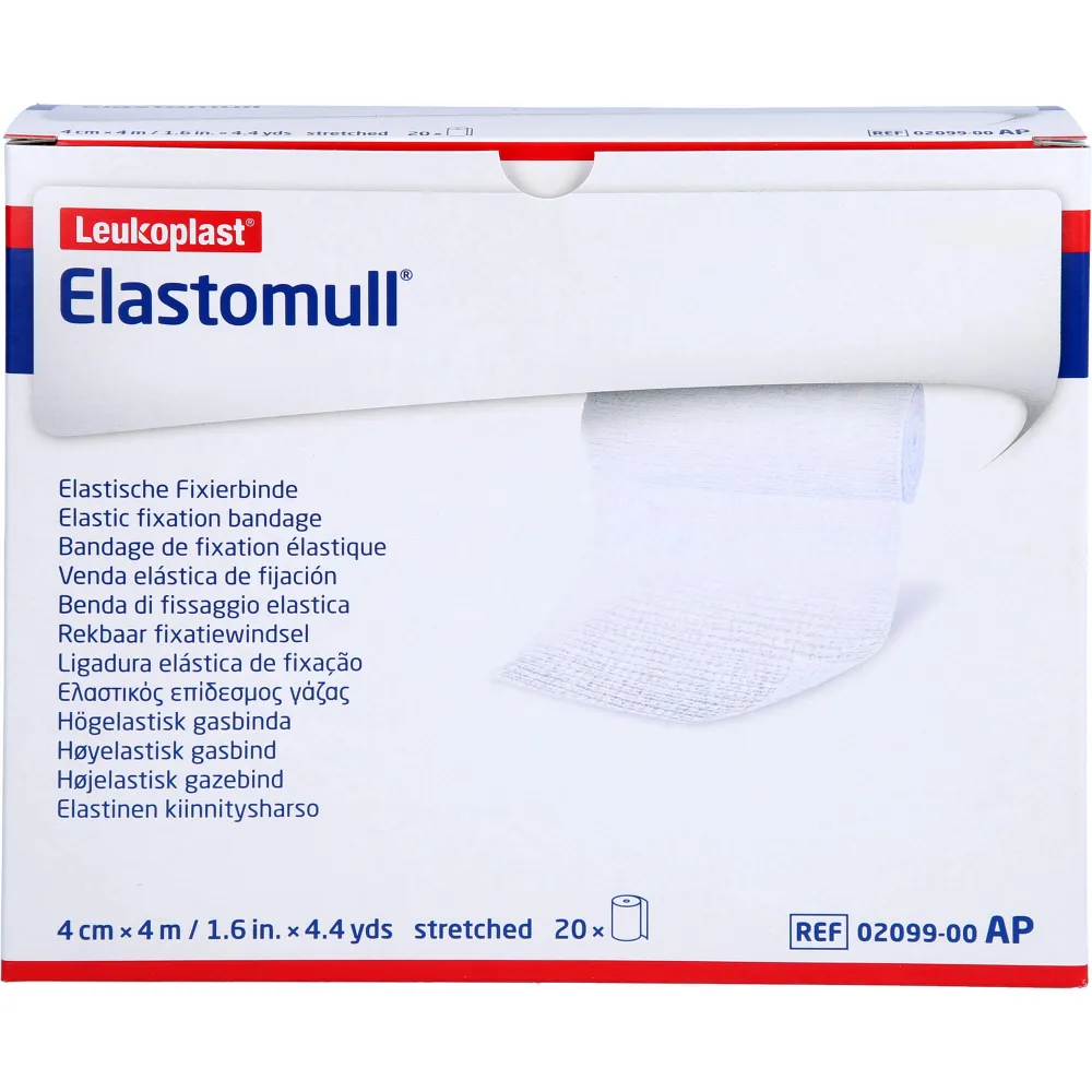 Elastomull 4 cmx4 m elast.Fixierb.2099 20 St