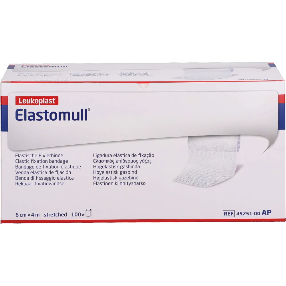 Elastomull 6 cmx4 m elast.Fixierb.45251 100 St