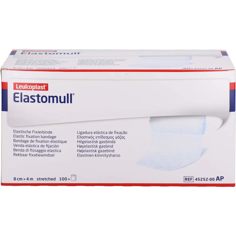 Elastomull 8 cmx4 m elast.Fixierb.45252 100 St