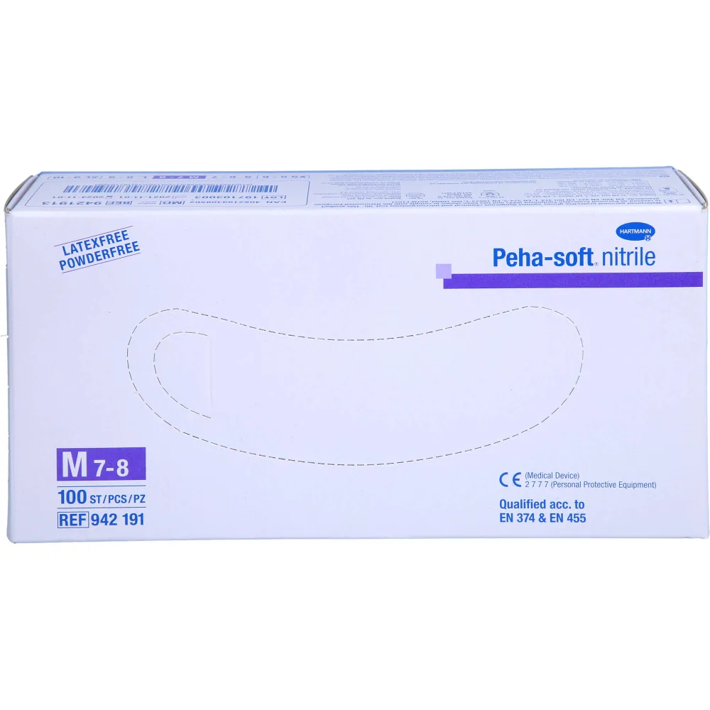Peha-Soft nitrile Unt.Handsch.unste.puderfrei M 100 St
