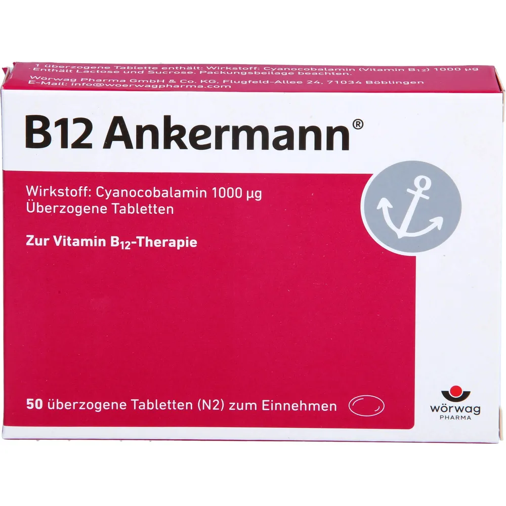 B12 Ankermann überzogene Tabletten 50 St