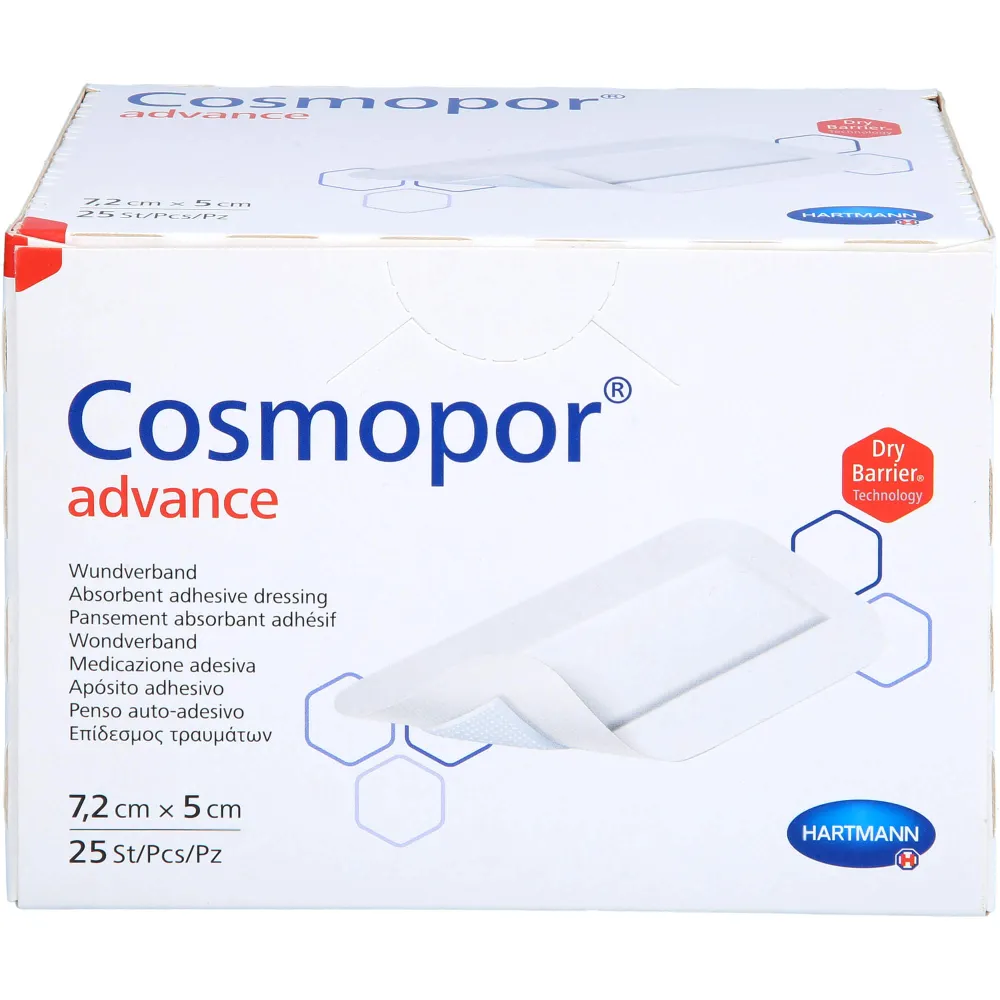 Cosmopor Advance Wundverband 5x7,2 cm 25 St