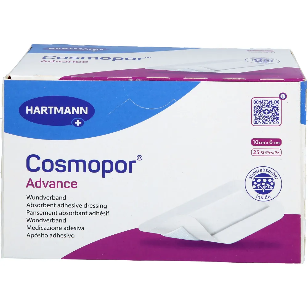 Cosmopor Advance Wundverband 6x10 cm 25 St