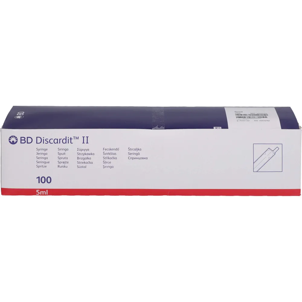 Bd Discardit Ii Spritze 5 ml 500 ml