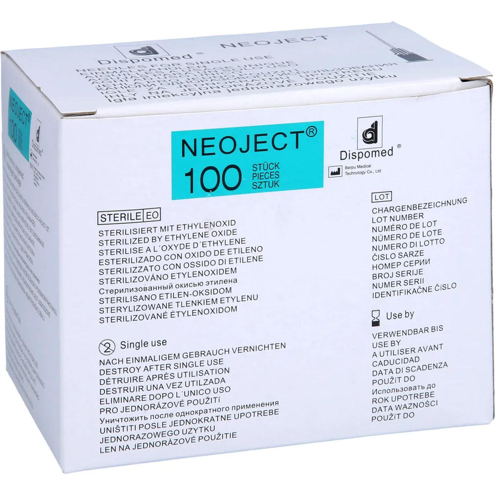 Kanülen Einmal Neoject Gr.1 0,9x40 mm 100 St