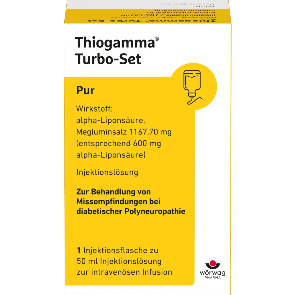 Thiogamma Turbo Set Pur Injektionsflaschen 50 ml
