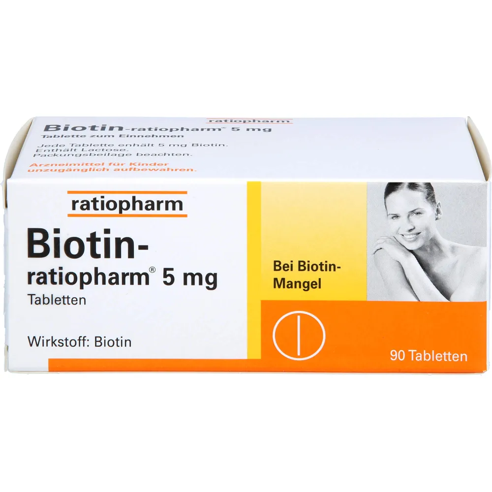 Biotin-Ratiopharm 5 mg Tabletten 90 St