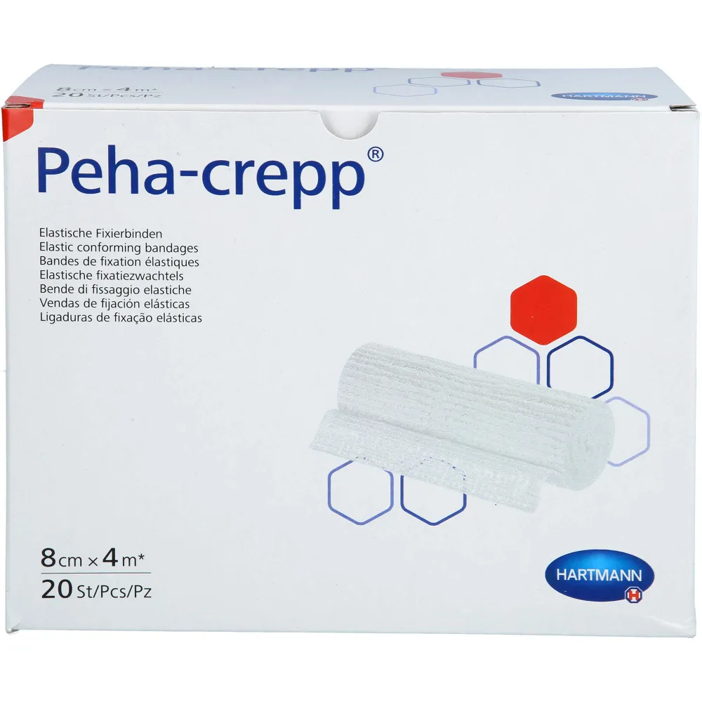 Peha Crepp Fixierbinde 8 cmx4 m 20 St