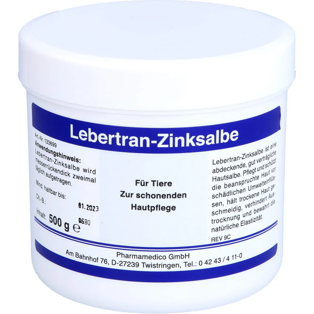Lebertran Zinksalbe vet. 500 g
