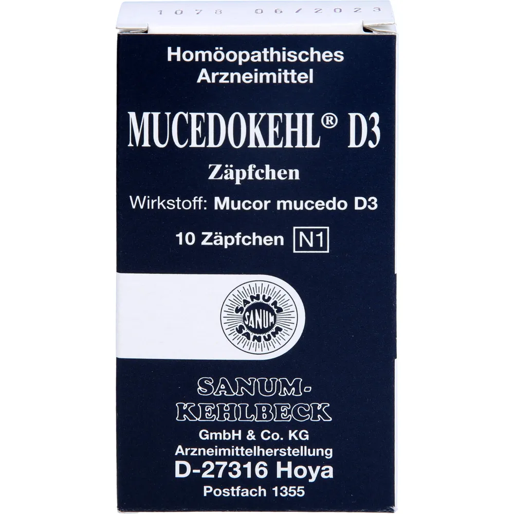 Mucedokehl D 3 Zäpfchen 10 St