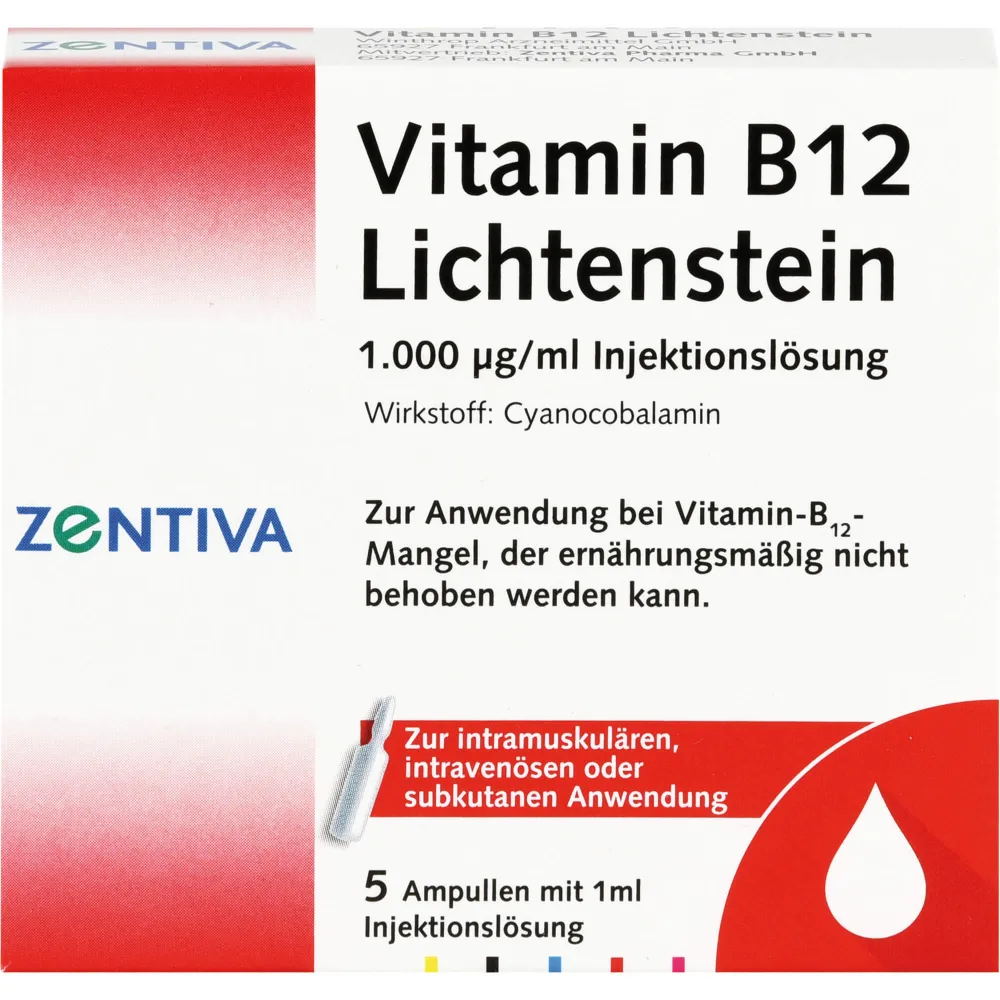Vitamin B12 1.000 µg Lichtenstein Ampullen 5 ml