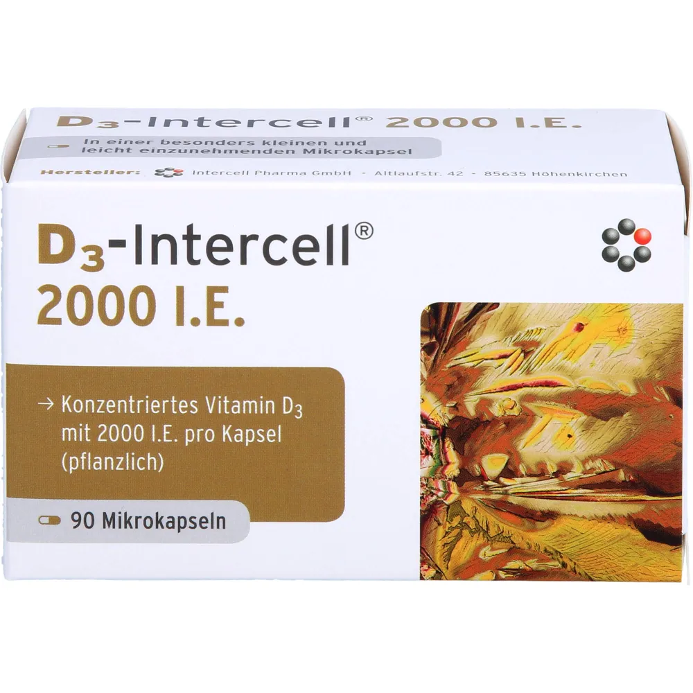 D3-Intercell 2.000 I.E. Kapseln 90 St