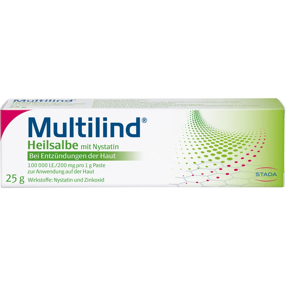 Multilind Heilsalbe m.Nystatin u.Zinkoxid 25 g