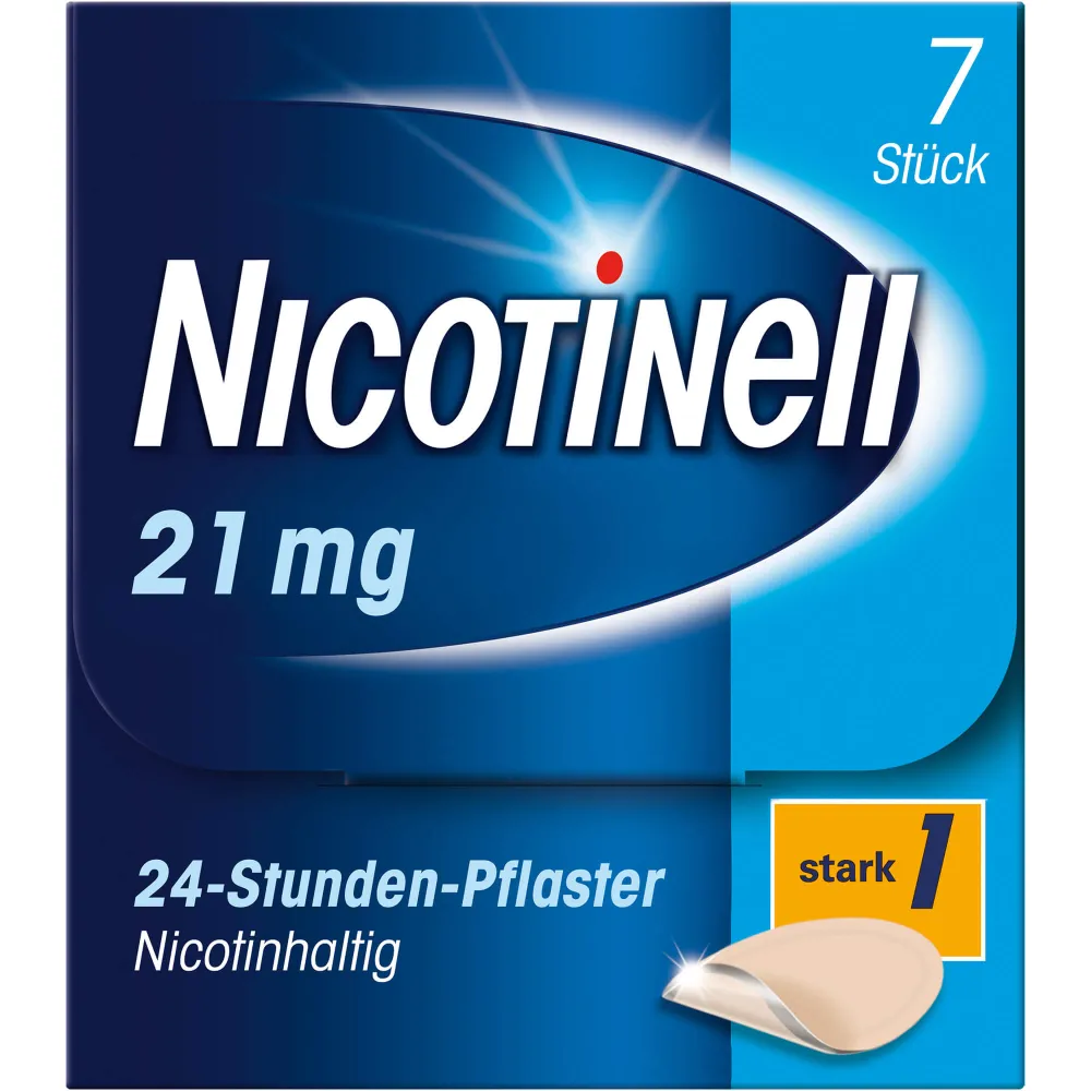 Nicotinell 21 mg/24-Stunden-Pflaster 52,5mg 7 St