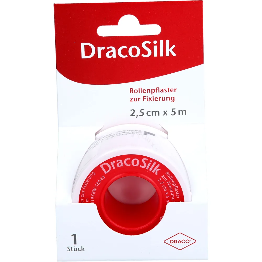 Dracosilk Rollenpflaster 2,5 cmx5 m 1 St