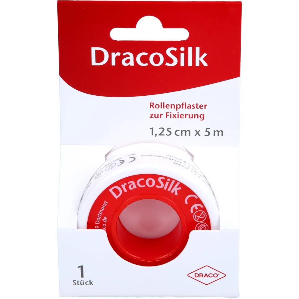 Dracosilk Rollenpflaster 1,25 cmx5 m 1 St