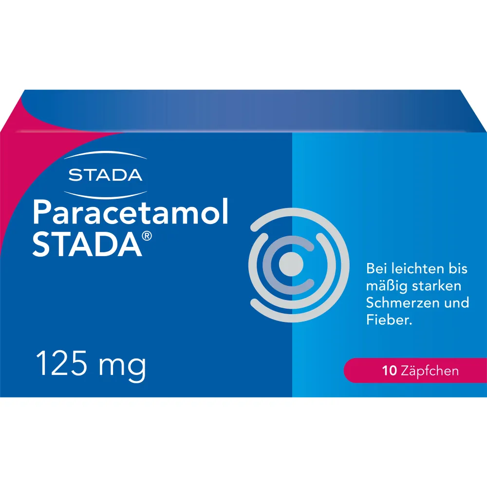 Paracetamol Stada 125 mg Zäpfchen 10 St