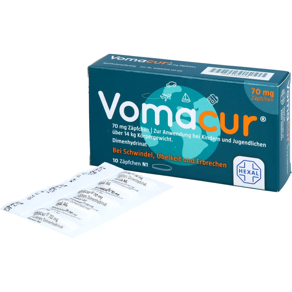 Vomacur 70 Suppositorien 10 St