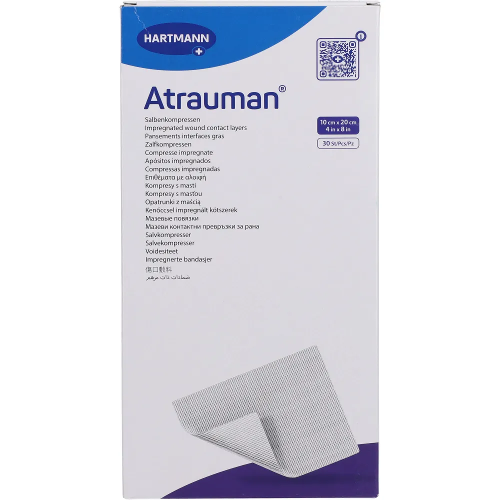Atrauman 10x20 cm steril Kompressen 30 St