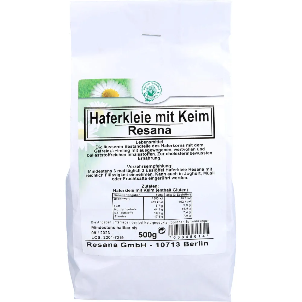 Haferkleie mit Keim Resana 500 g