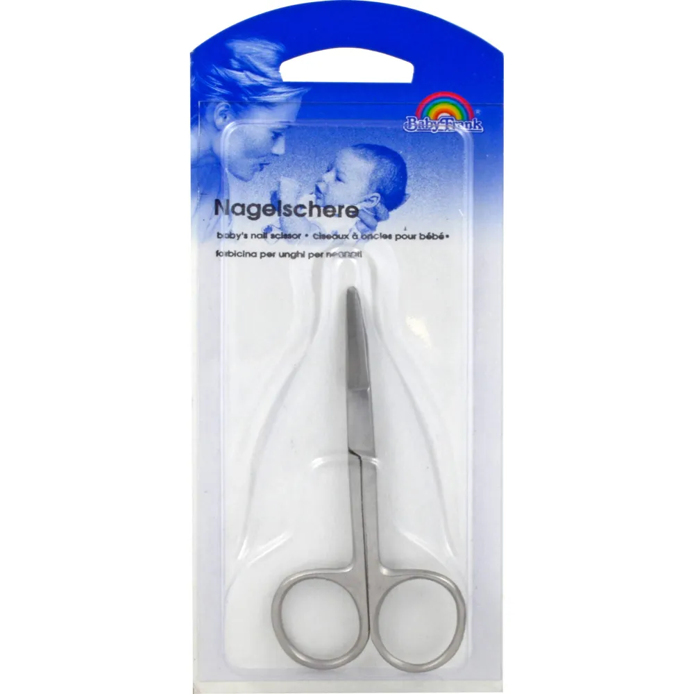Babyschere 9 cm gebogen 1 St