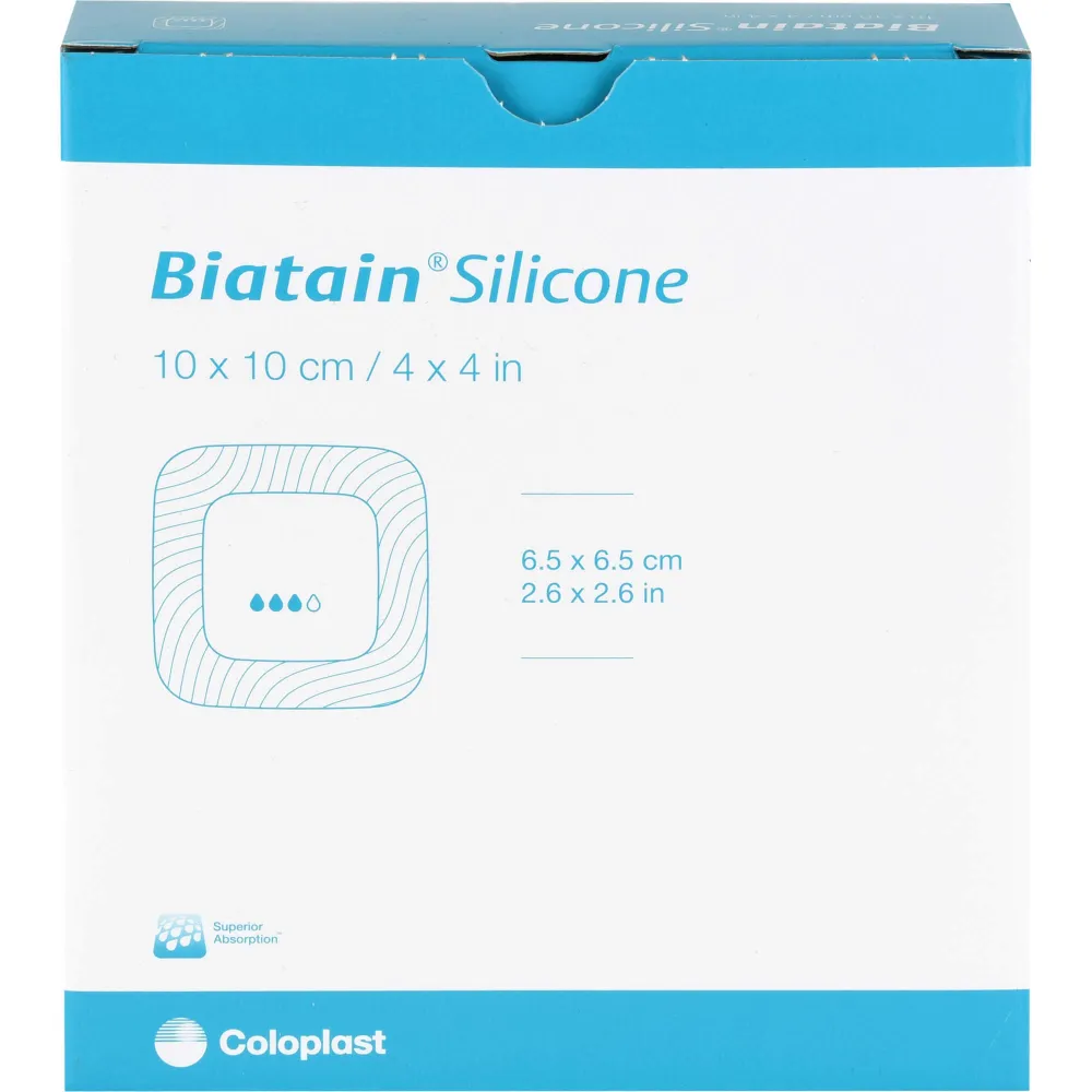 Biatain Silicone Schaumverband 10x10 cm 10 St