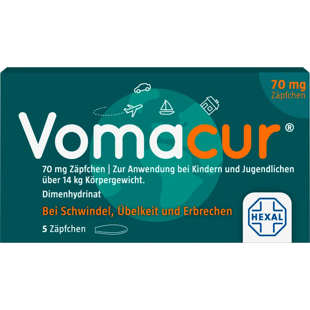 Vomacur 70 Suppositorien 5 St