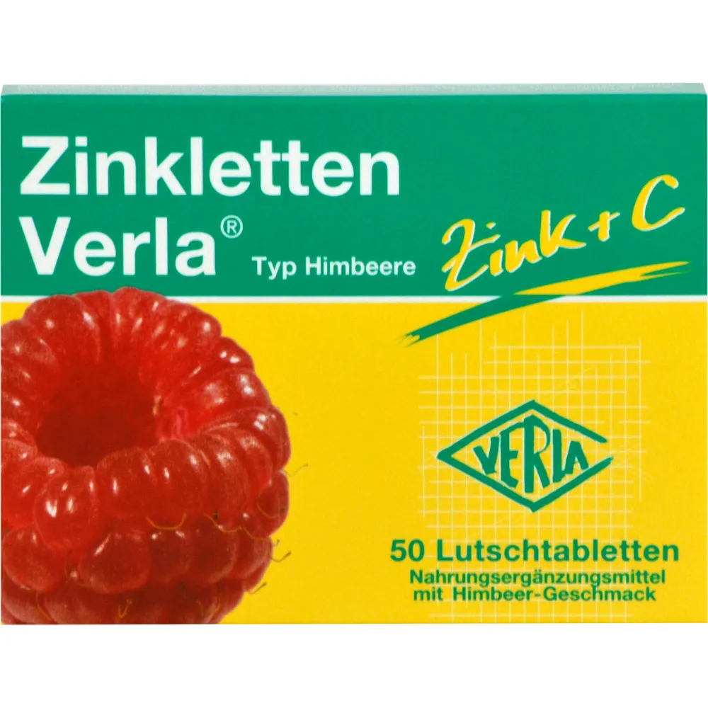 Zinkletten Verla Himbeere Lutschtabletten 50 St