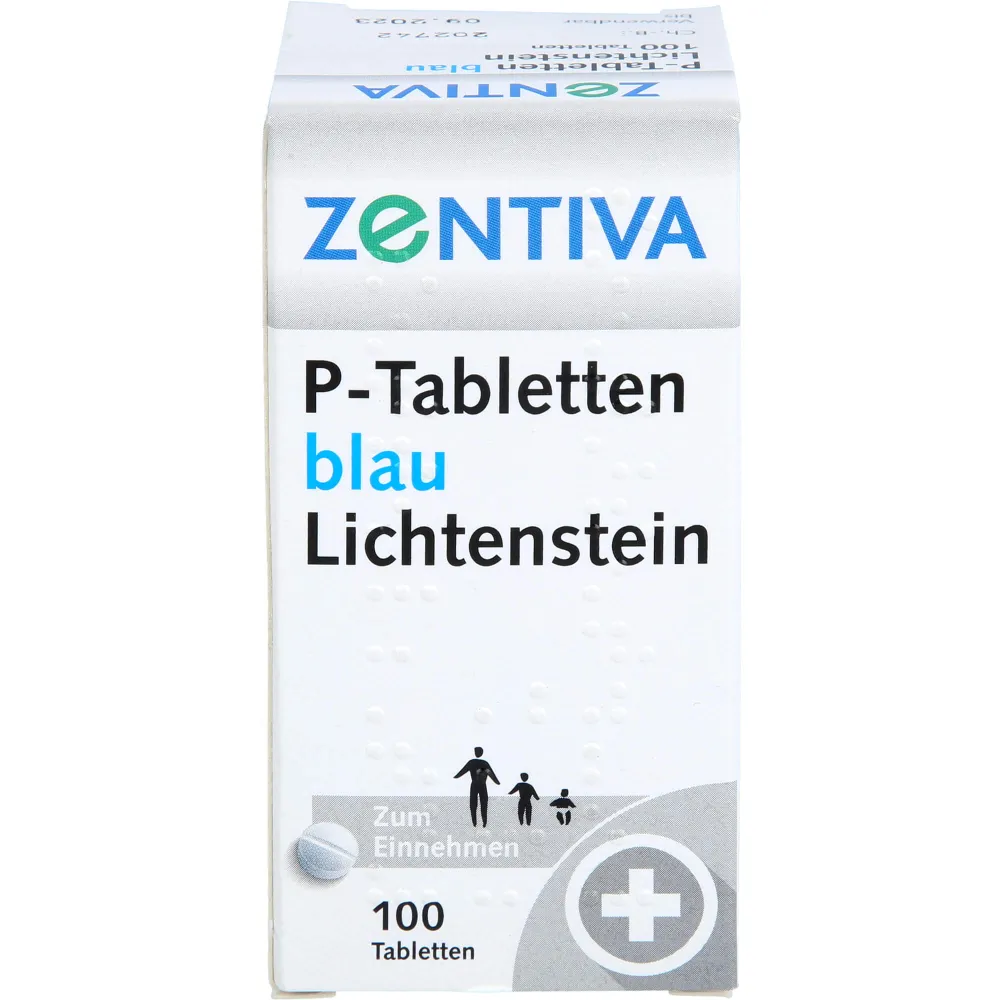 P Tabletten blau 8 mm Teilk. 100 St
