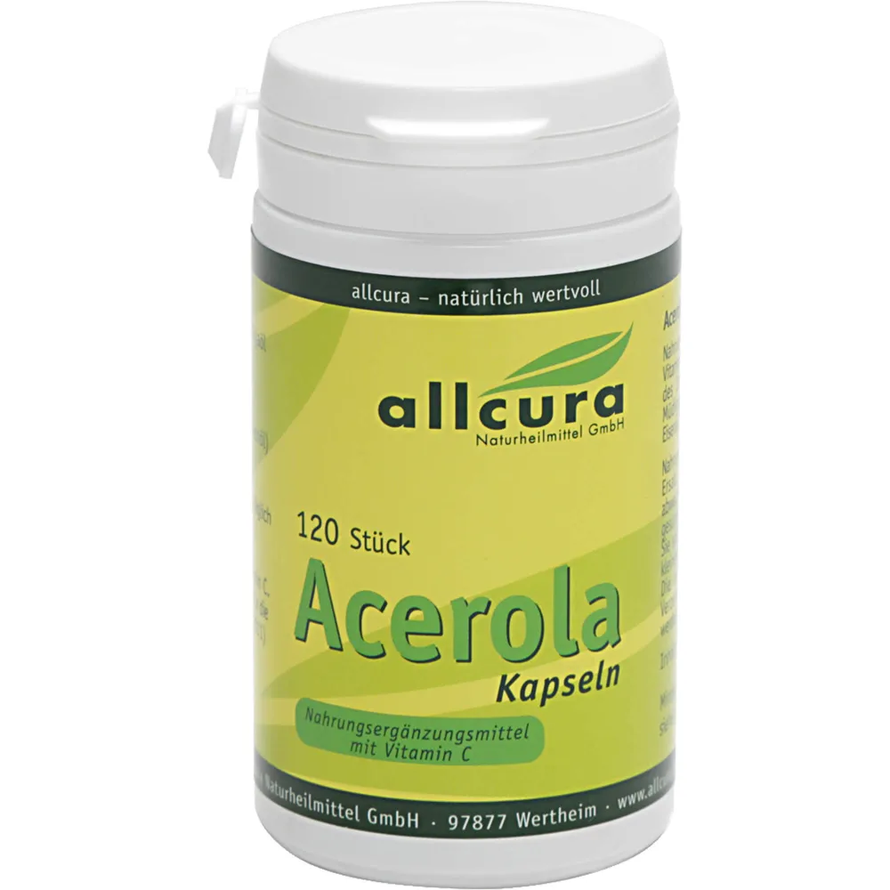 Acerola Kapseln natürl.Vitamin C 120 St