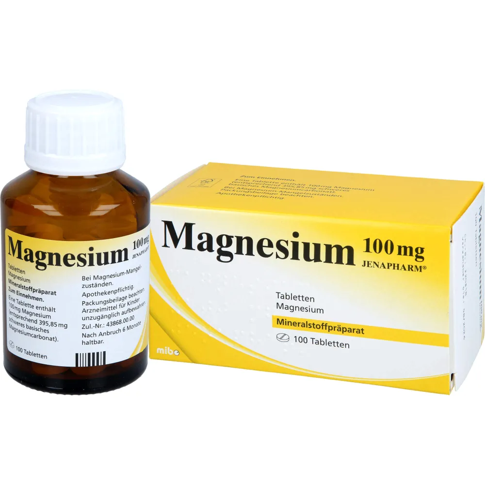 Magnesium 100 mg Jenapharm Tabletten 100 St