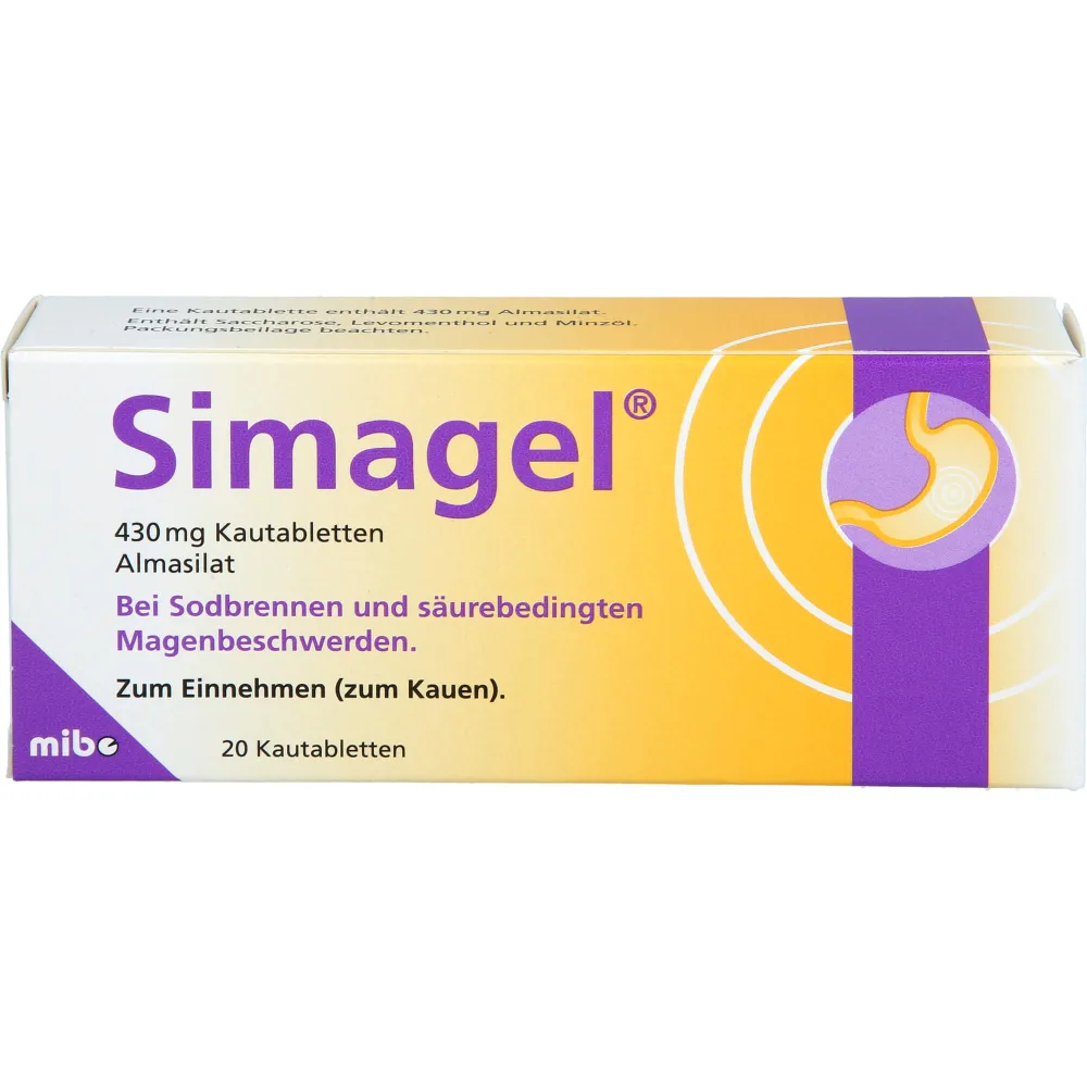 Simagel Kautabletten 20 St
