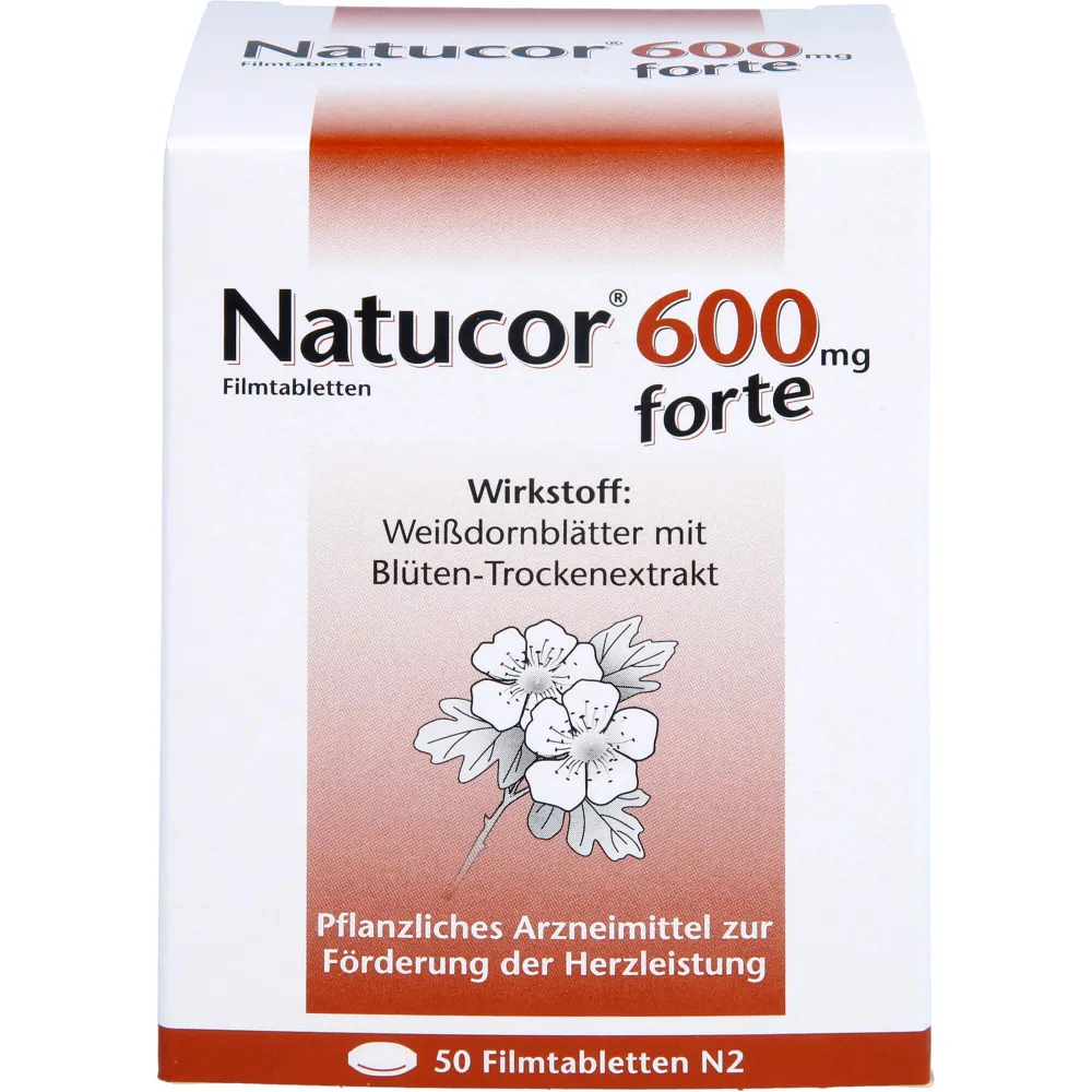 Natucor 600 mg forte Filmtabletten 50 St