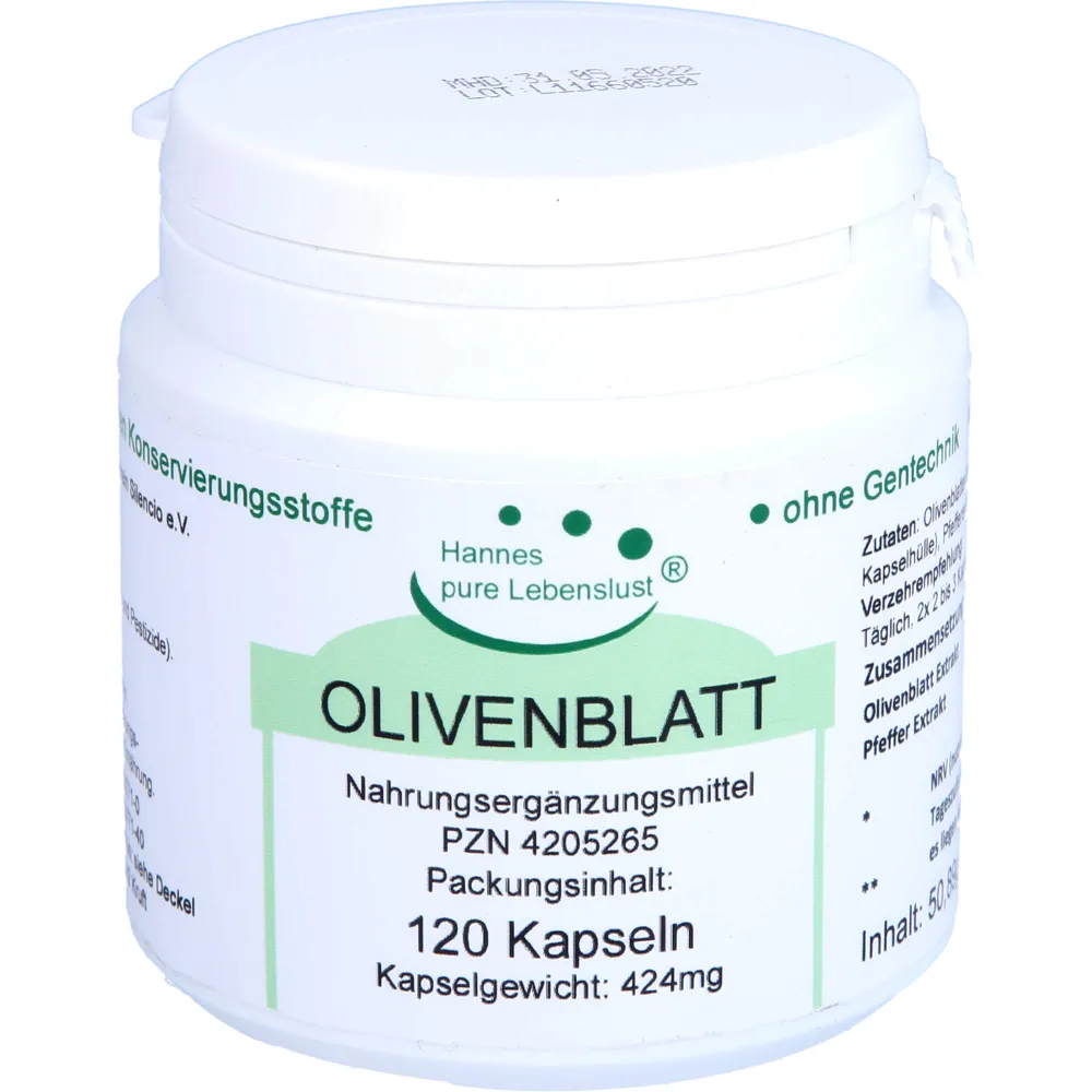 Olivenblatt-Extrakt Vegi Kapseln 120 St