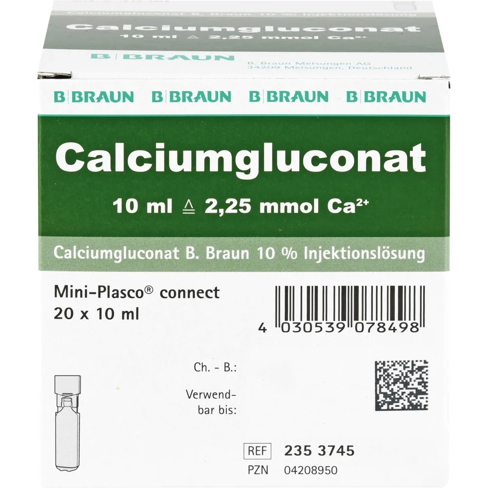 Calciumgluconat 10% Mpc Injektionslösung 200 ml