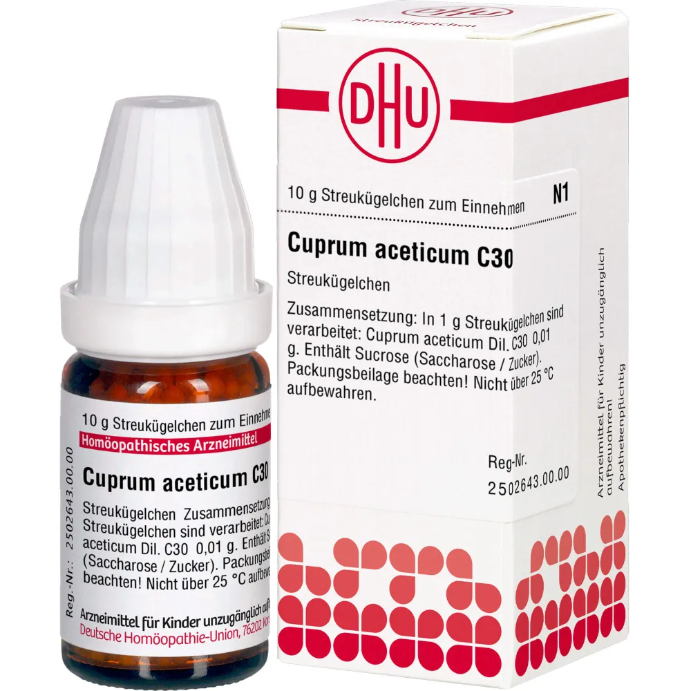 Cuprum Aceticum C 30 Globuli 10 g