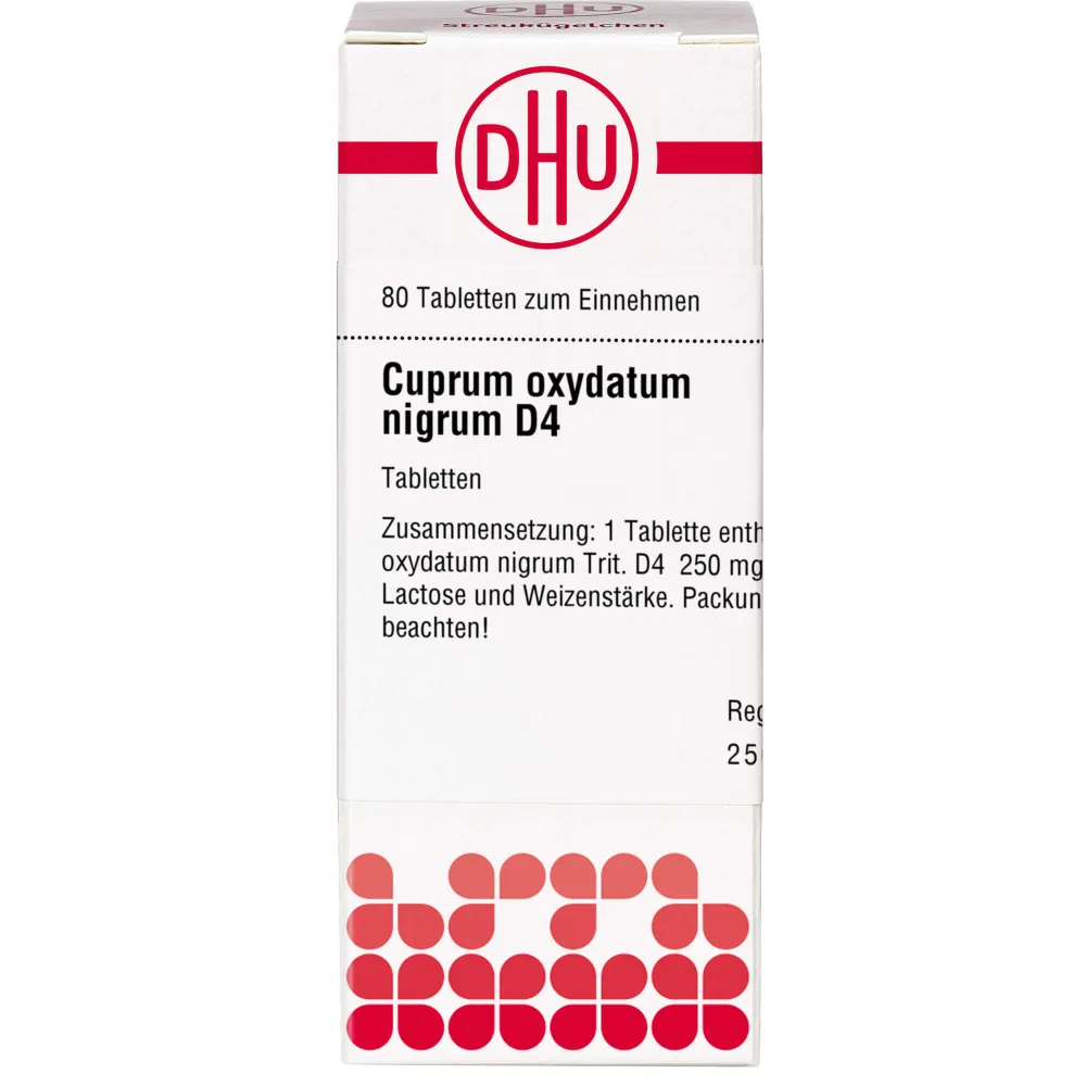 Cuprum Oxydatum nigrum D 4 Tabletten 80 St