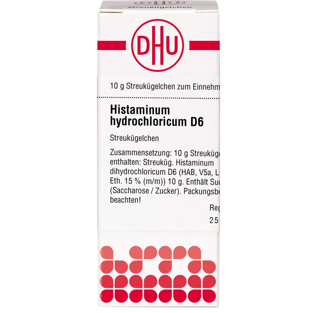 Histaminum hydrochloricum D 6 Globuli 10 g