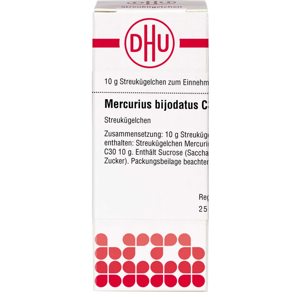 Mercurius Bijodatus C 30 Globuli 10 g