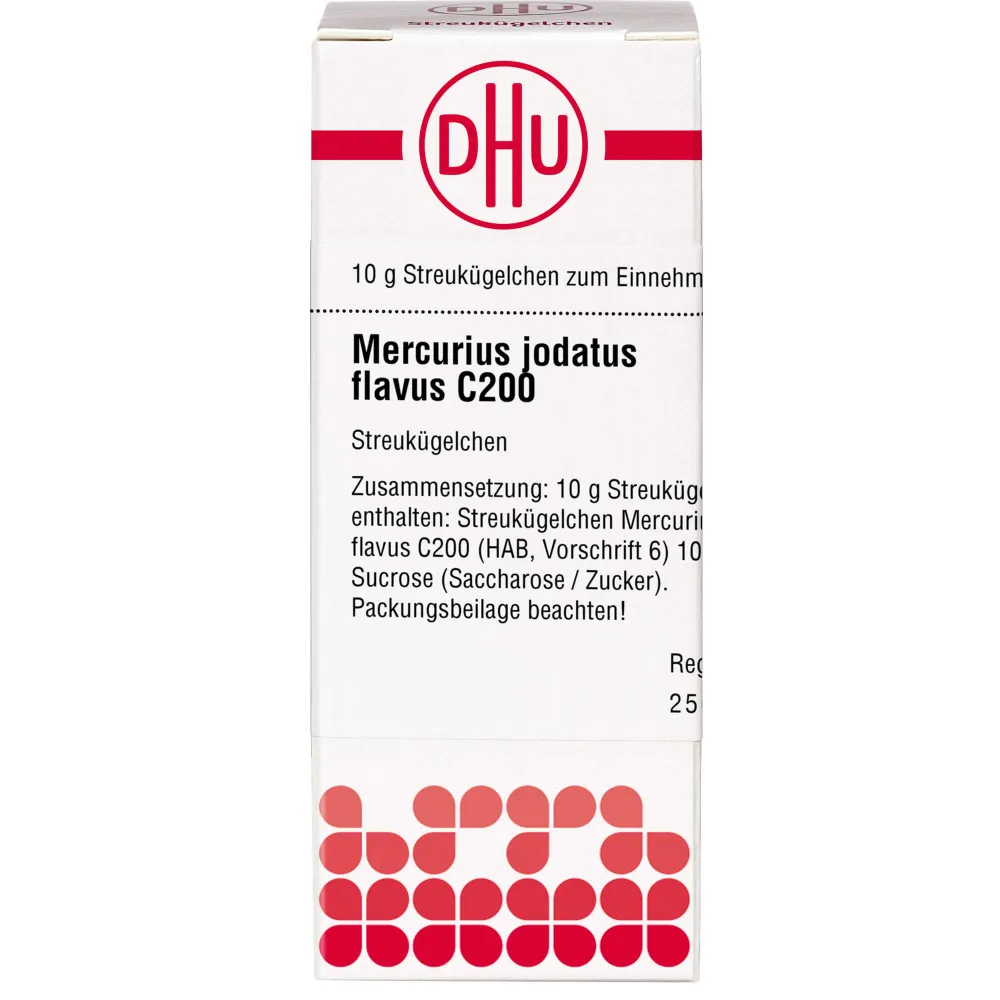 Mercurius Jodatus Flavus C 200 Globuli 10 g