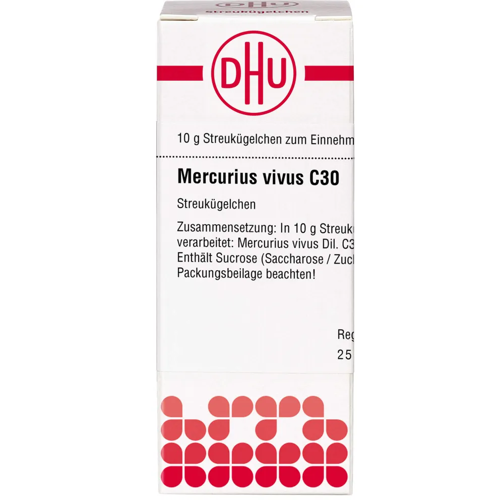 Mercurius Vivus C 30 Globuli 10 g