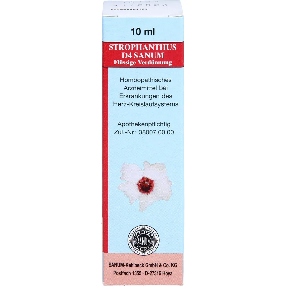Strophanthus D 4 Sanum flüssige Verdünnung Tropfen 10 ml